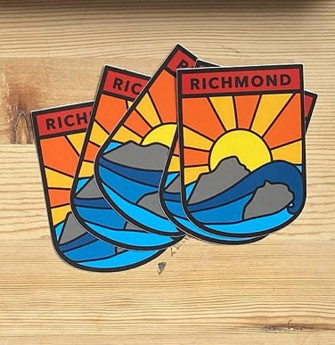 Richmond James River Sticker