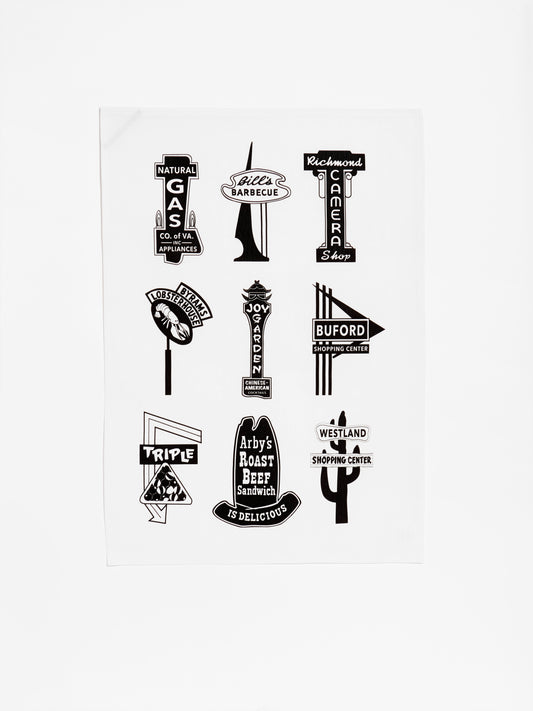 Richmond Neon Tea Towel