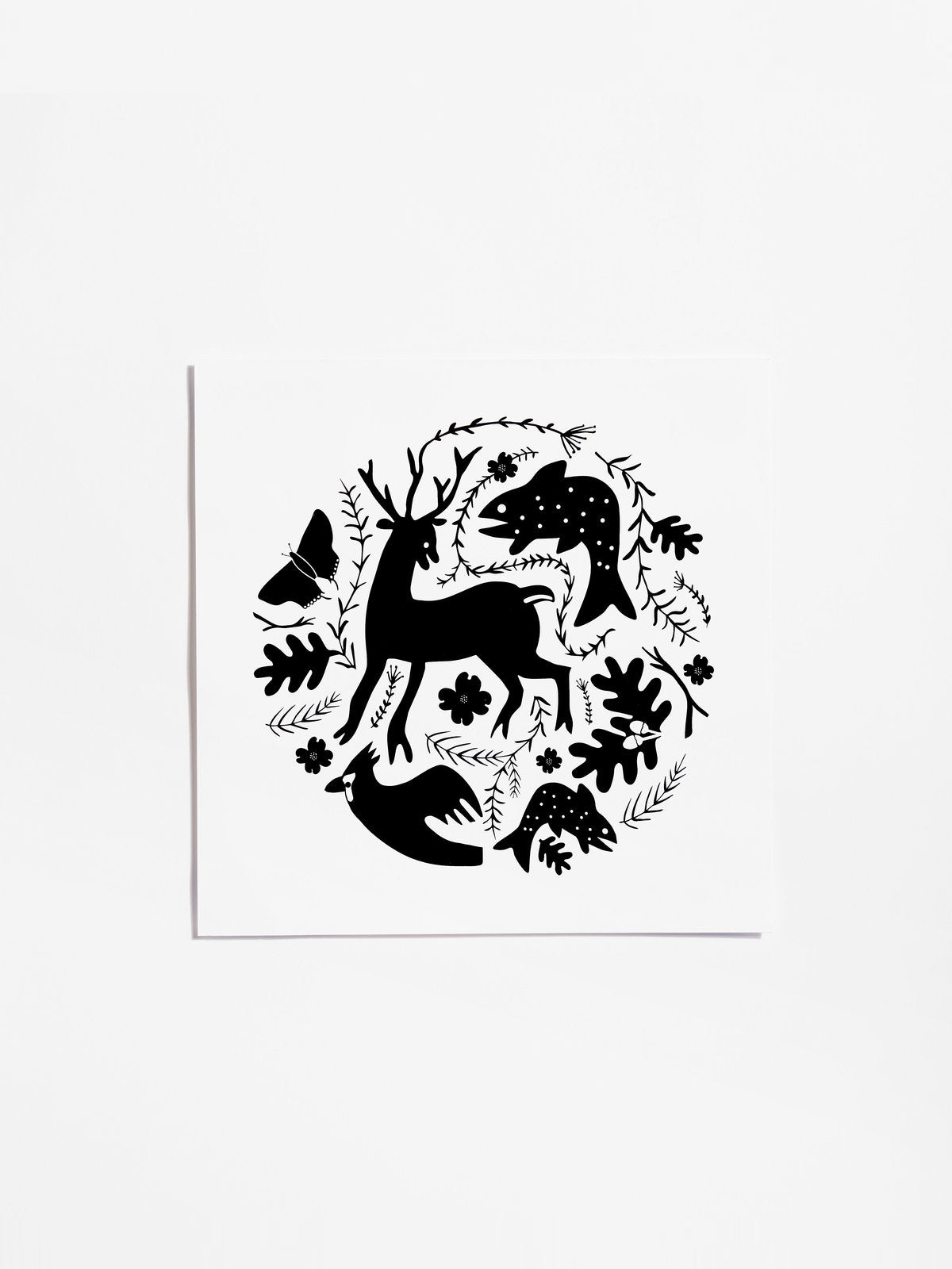 Beasts + Botanicals Print