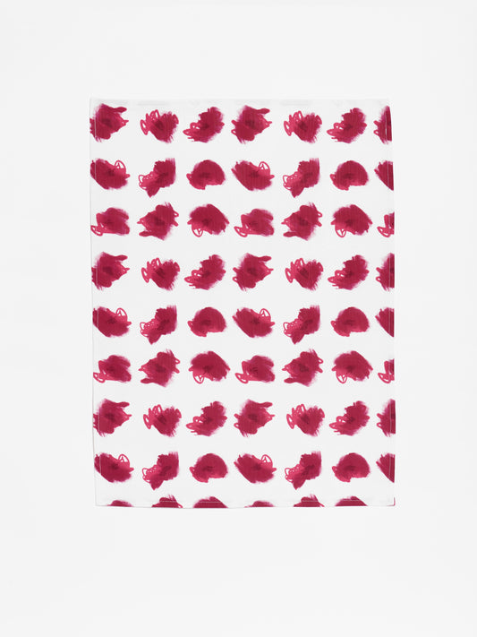 Abstract Series - Pink Tea Towel