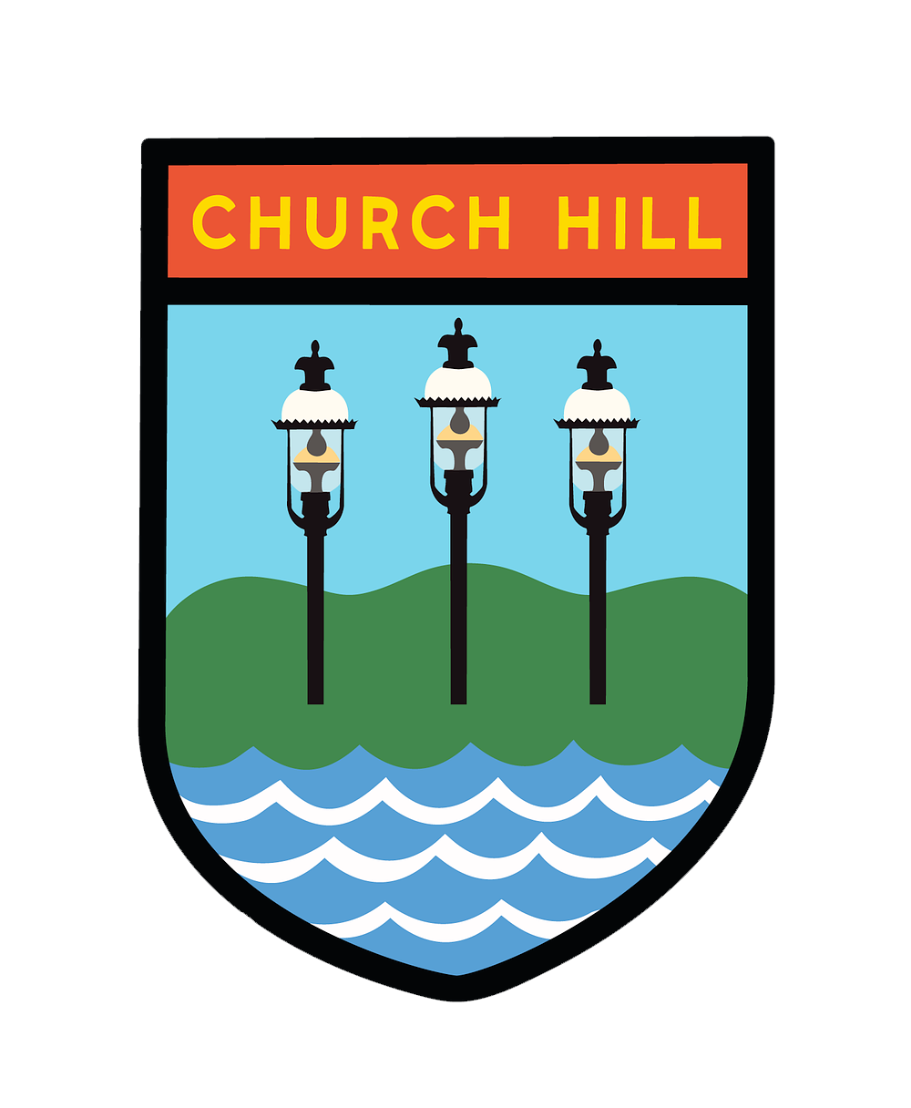 Church Hill Gas Lamps Sticker
