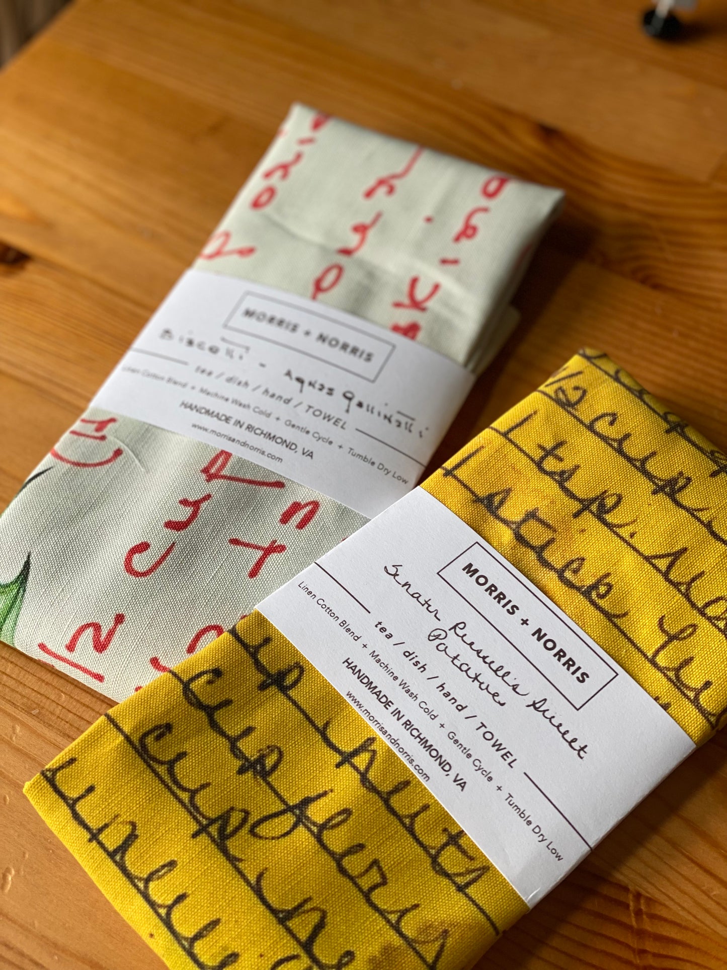 Custom Recipe Tea Towels