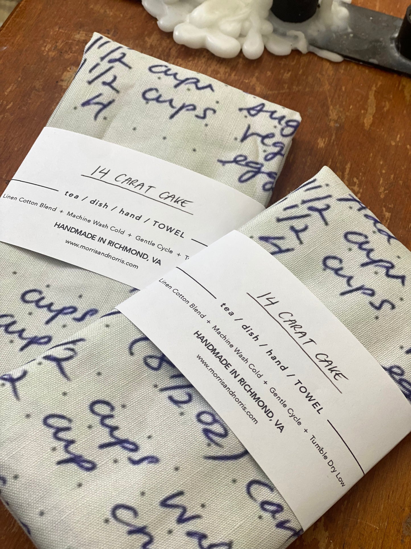 Custom Recipe Tea Towels