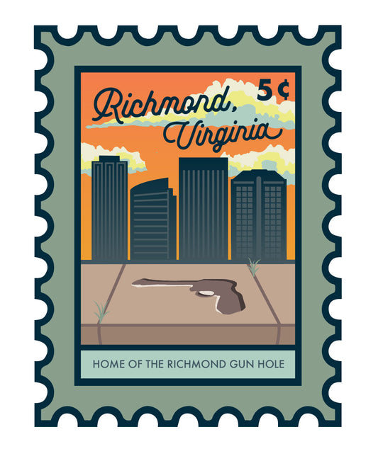 Richmond Gun Hole Sticker