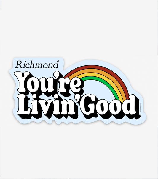 Richmond Vintage Billboard Slogan Sticker