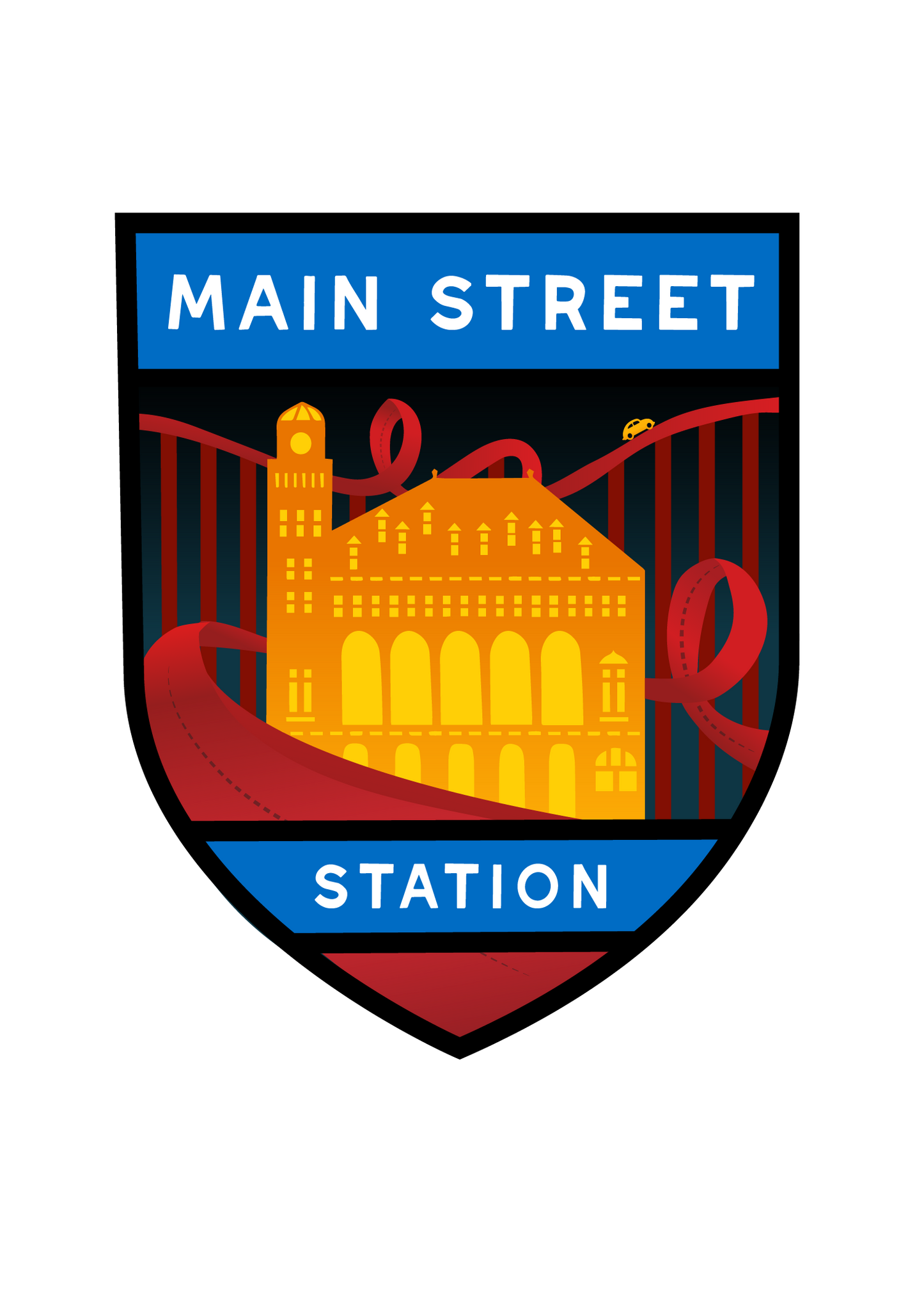 Main Street Station Sticker