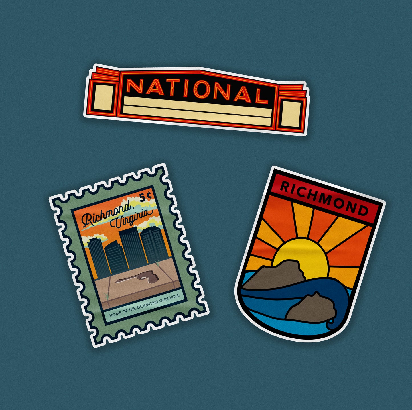 The National Marquee Sticker