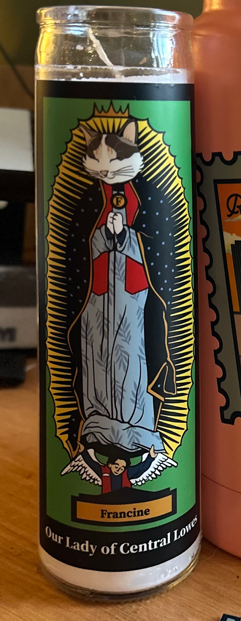 Francine the Central Lowe's Cat Devotional Candle