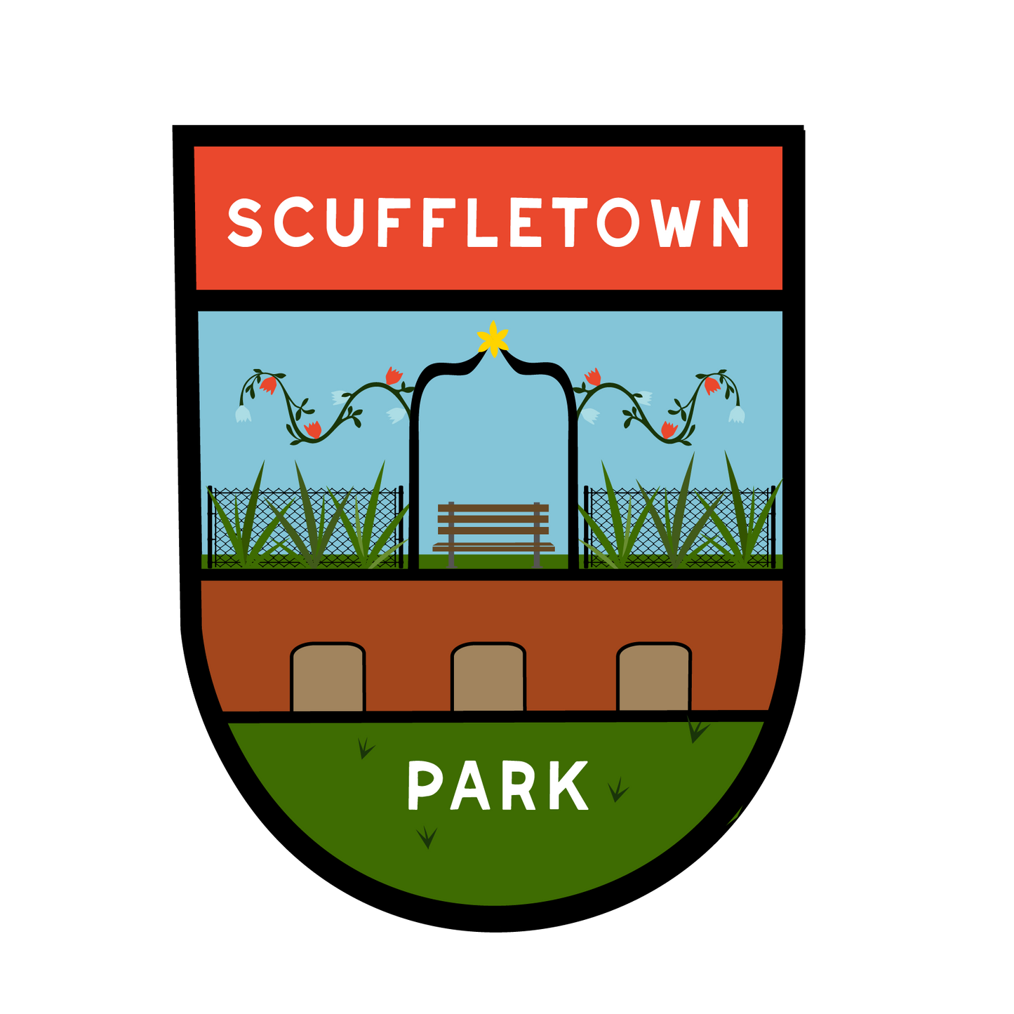 Scuffletown Park Sticker