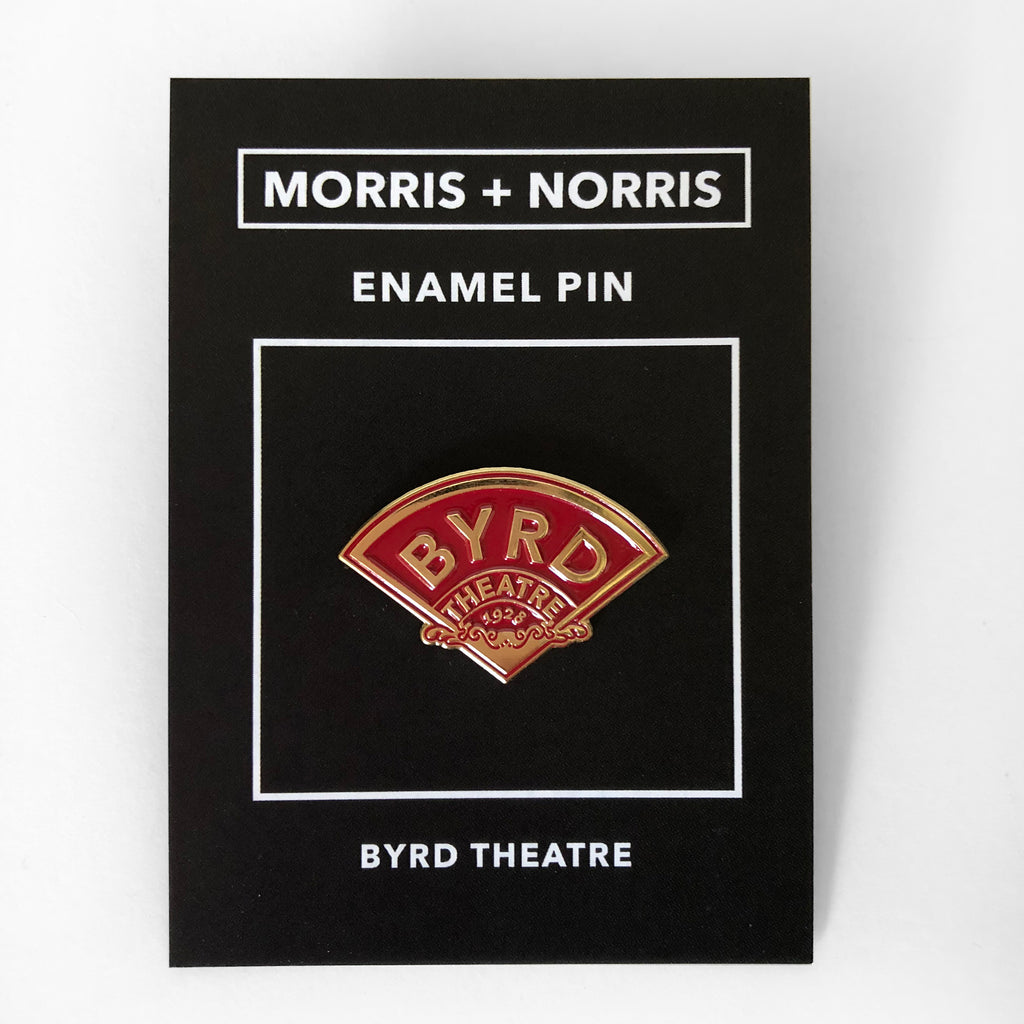 Byrd Theatre Fan Enamel Pin