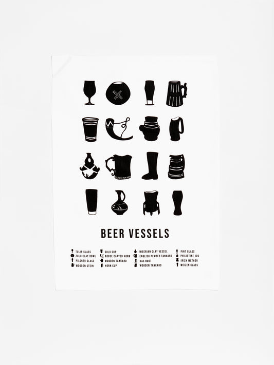 Beer Vessel Chart Towel
