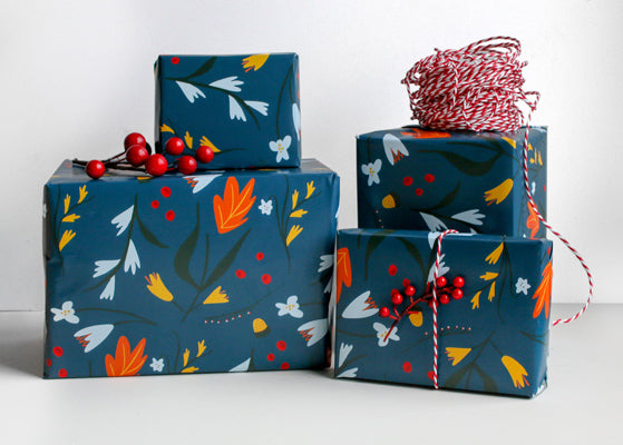 Floral Wrapping Paper Sheets – Morris + Norris