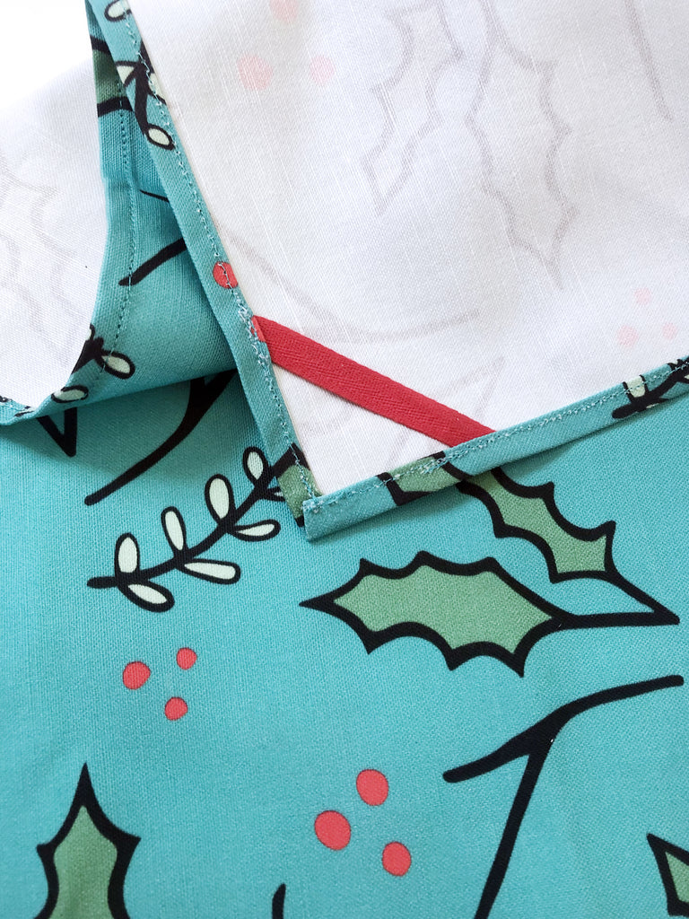 Holly + Berry + Branch Tea Towel